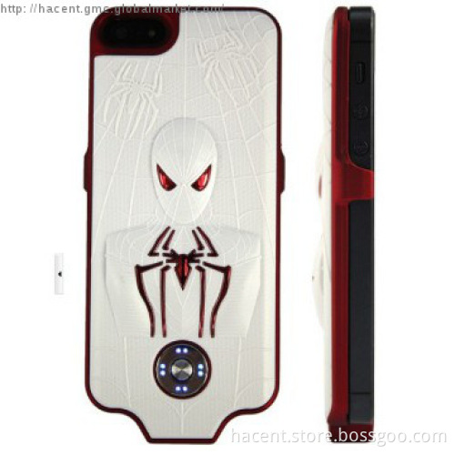 2500mah spider battery case for iphone 5G/5S with MFI